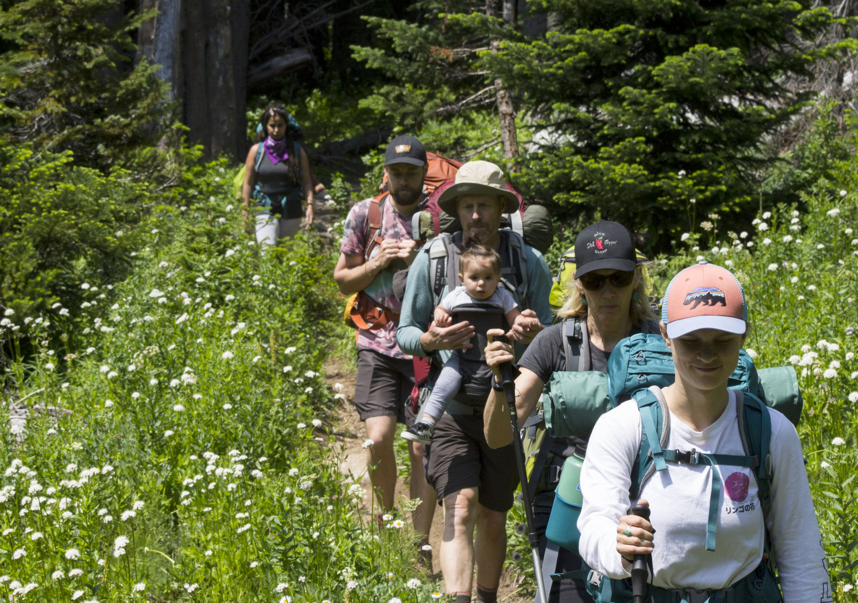 people backpacking at Spider Meadows.jpg
